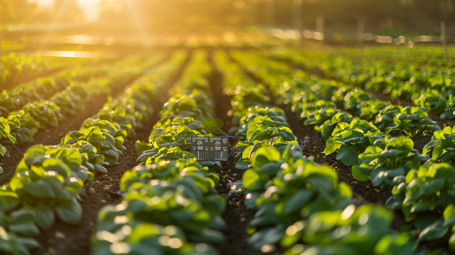 Smart fertigation system demo showing remote control dashboard, dosing tanks and drip irrigation zones